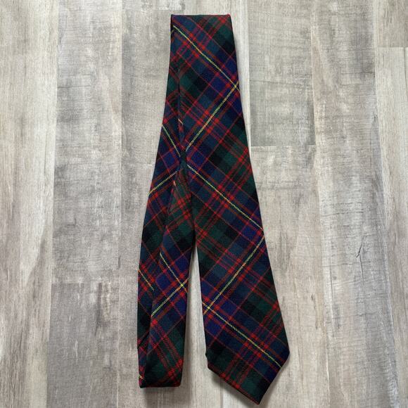 Cameron Of Erracht Mens Vintage Tie Scotland Plaid Wool Scottish Tartan Clan 59” - Picture 2 of 4